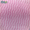 Multi-purpose viscose and polyester spunlace nonwoven fabric household floor kitchen used nonwoven cleaning cloth disposal wipes